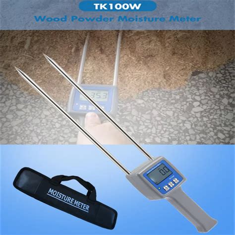 TK100W Wood Sawdust Powder Moisture Meter Water Content 